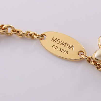 LVフローラグラム ブレスレット GP ゴールド オフホワイト ルイヴィトン アクセサリー LOUIS VUITTON