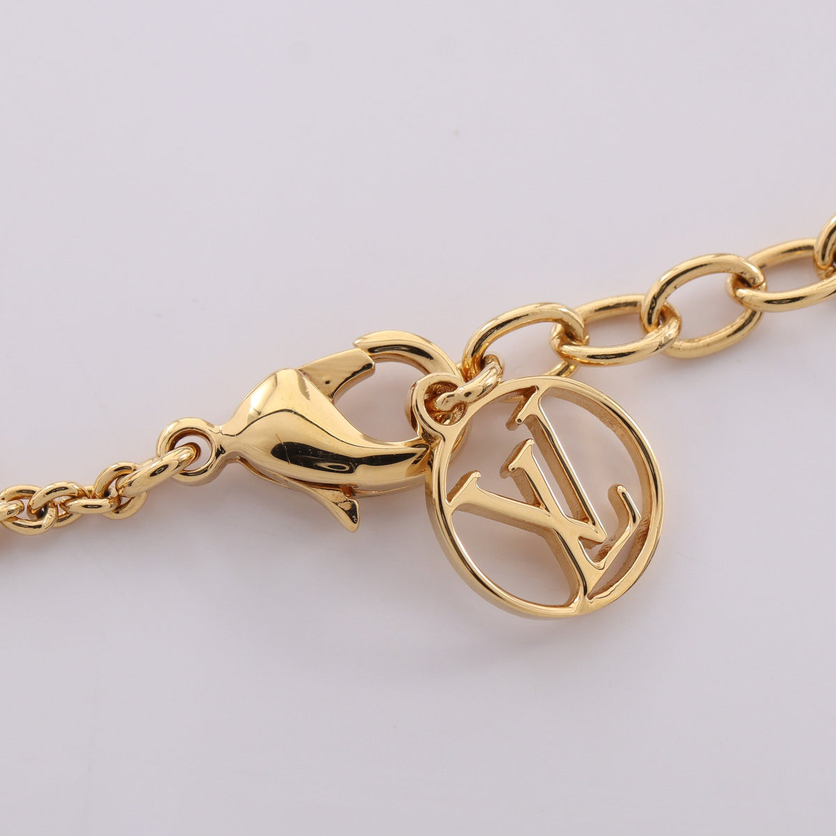 LVフローラグラム ブレスレット GP ゴールド オフホワイト ルイヴィトン アクセサリー LOUIS VUITTON