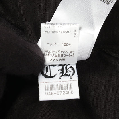 スクロール ネックロゴ ポケット付き 半袖Tシャツ コットン ブラック クロムハーツ