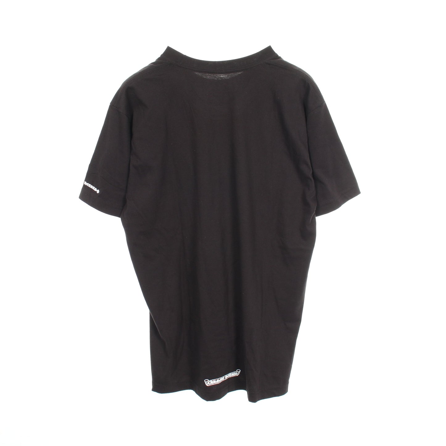 スクロール ネックロゴ ポケット付き 半袖Tシャツ コットン ブラック クロムハーツ