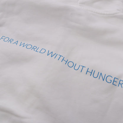 BALENCIAGA × WFP 裏起毛 ジップアップパーカー コットン ホワイト バレンシアガ