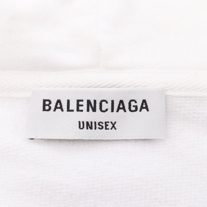 BALENCIAGA × WFP 裏起毛 ジップアップパーカー コットン ホワイト バレンシアガ