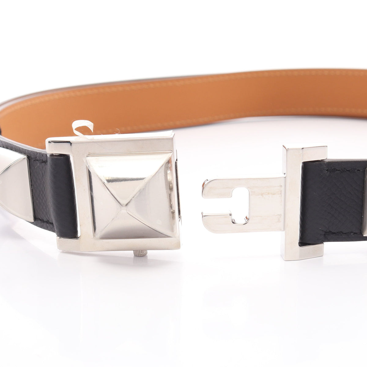 メドール 24 ベルト エトゥープ ブラック シルバー金具 K刻印 エルメス 財布・小物 HERMES