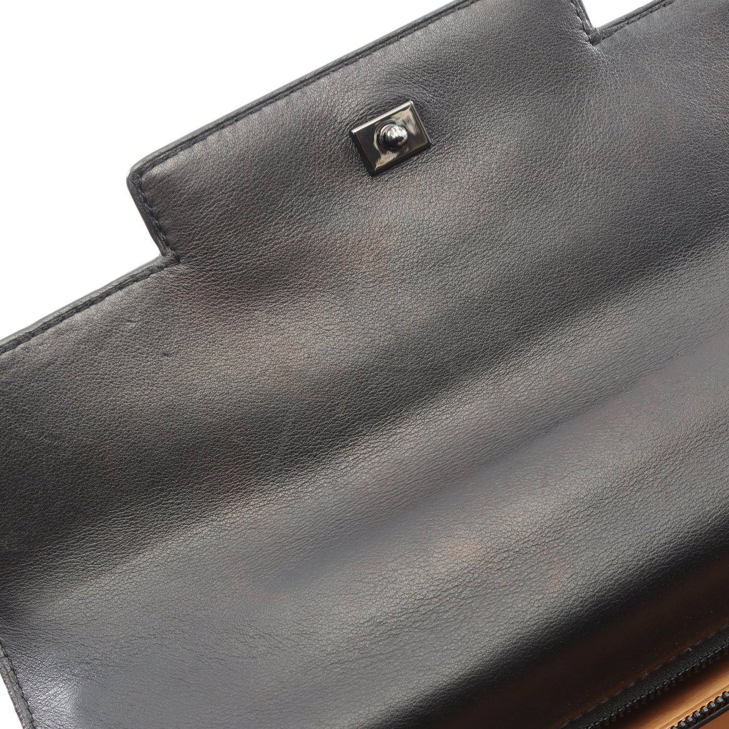 タンペートMM 2WAY ハンドバッグ レザー ブラック デルヴォー バッグ DELVAUX