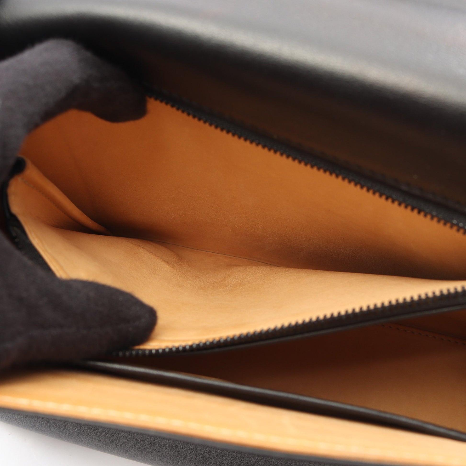 タンペートMM 2WAY ハンドバッグ レザー ブラック デルヴォー バッグ DELVAUX