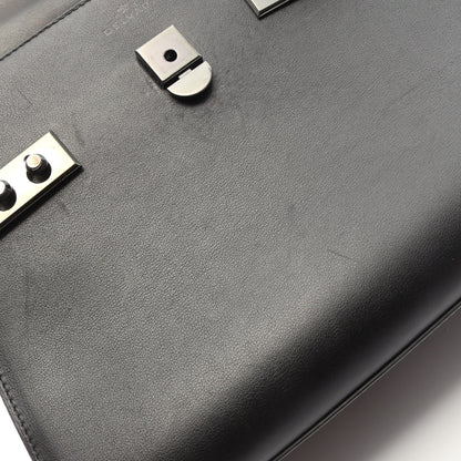 タンペートMM 2WAY ハンドバッグ レザー ブラック デルヴォー バッグ DELVAUX