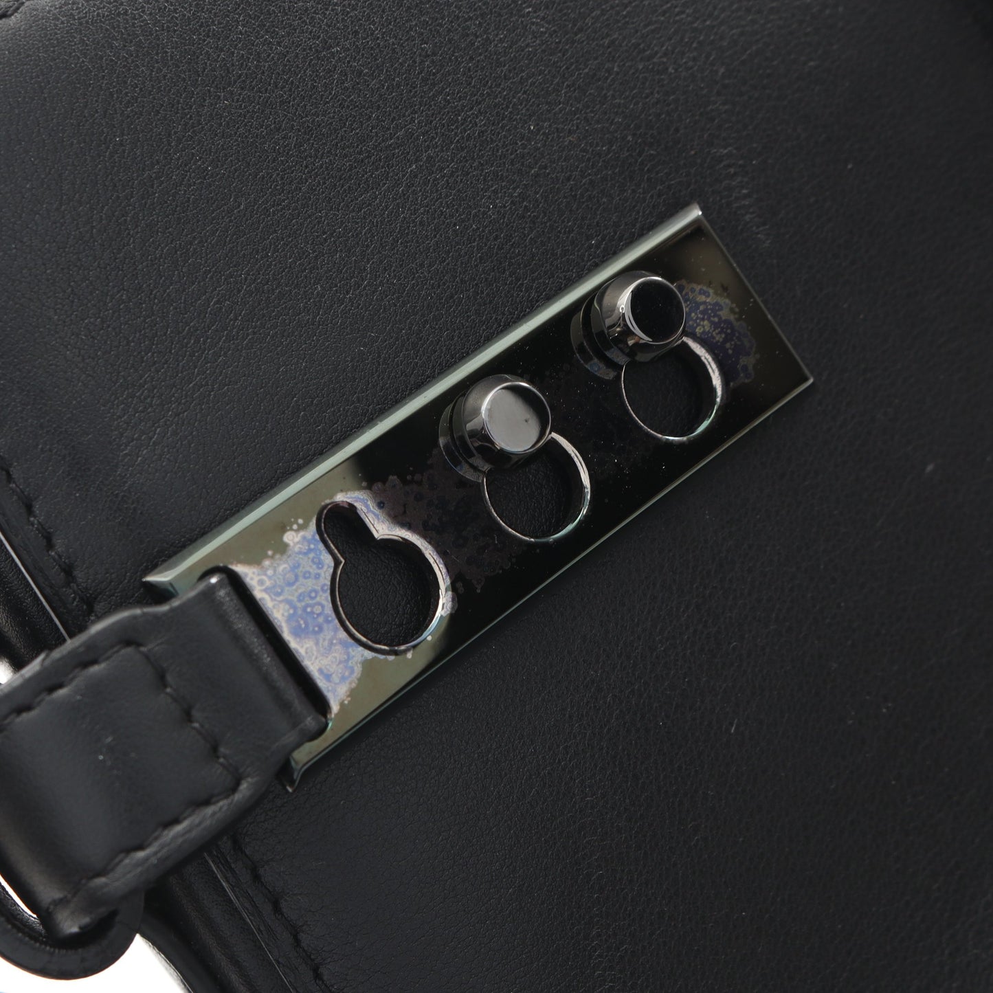 タンペートMM 2WAY ハンドバッグ レザー ブラック デルヴォー バッグ DELVAUX