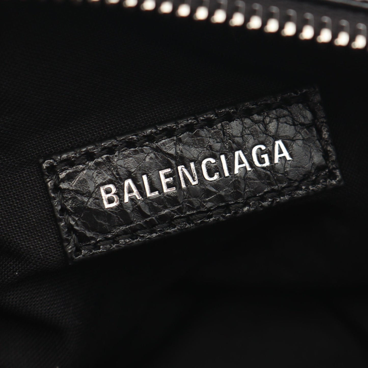 SUPERBUSY SLING BAG スーパービジー ショルダーバッグ レザー ブラック バレンシアガ