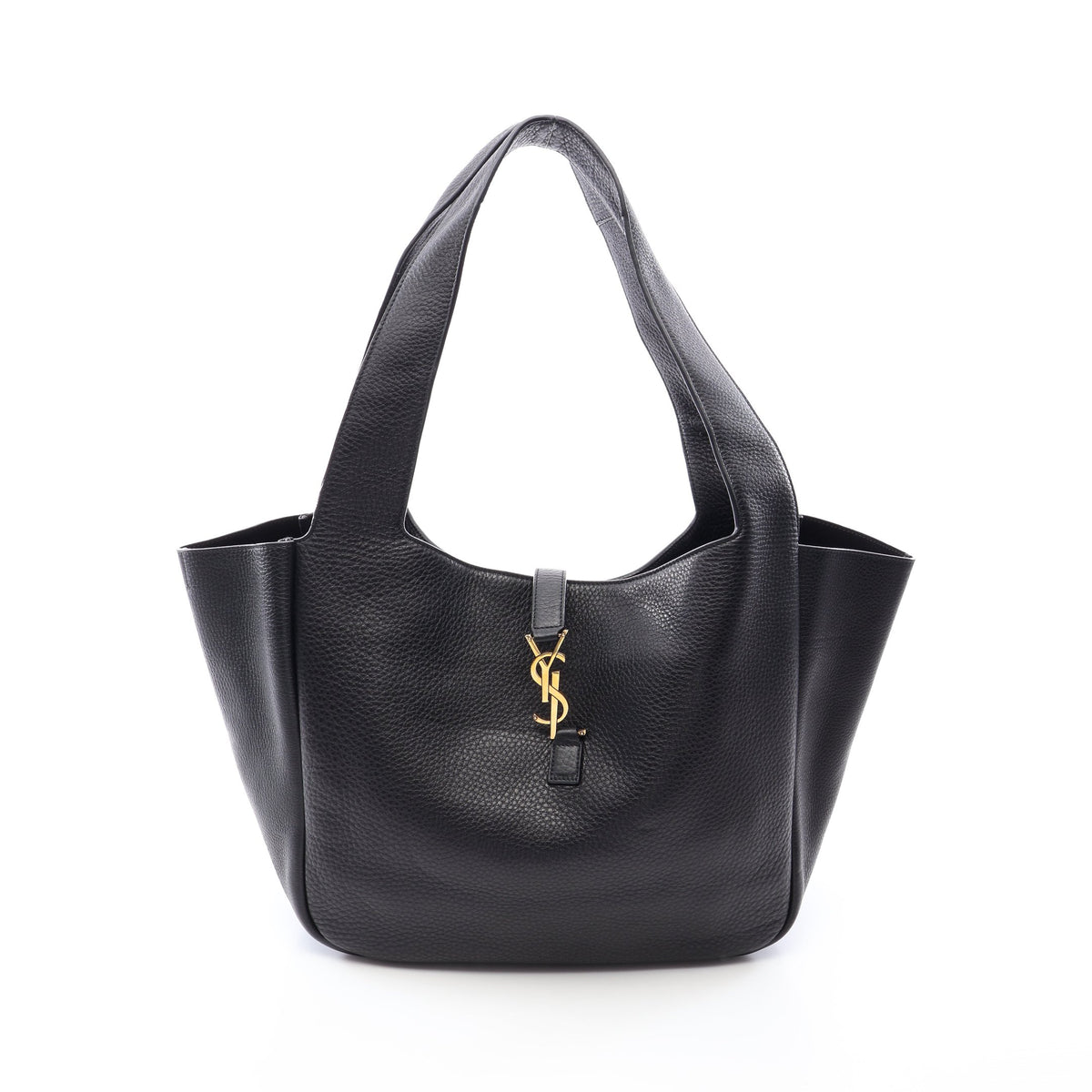 LE 5 A 7 BEA ショルダーバッグ トートバッグ レザー ブラック サンローランパリ バッグ SAINT LAURENT PARIS