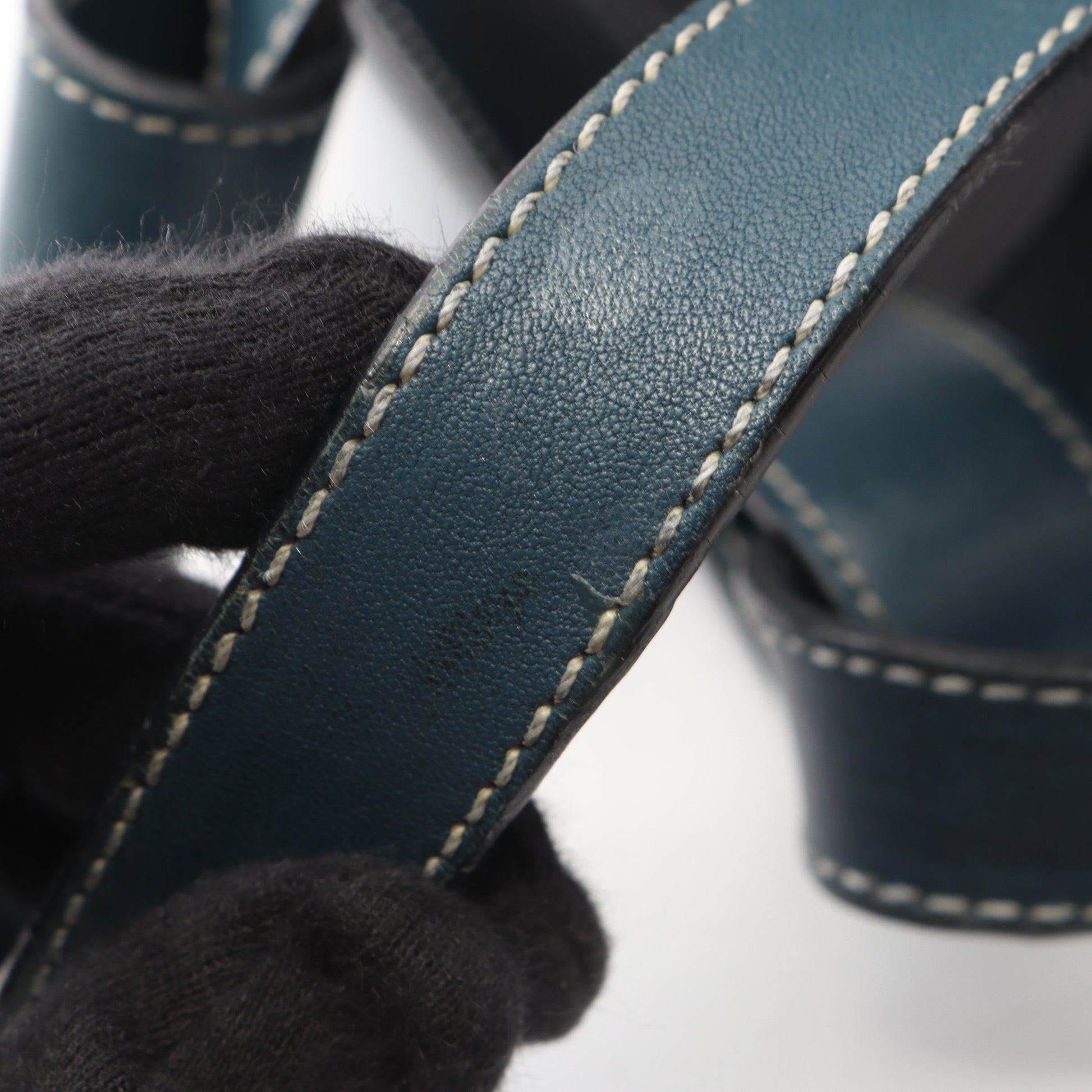 HAMMOCK SMALL ハンモック スモール 2WAY ハンドバッグ レザー ネイビー ロエベ バッグ LOEWE