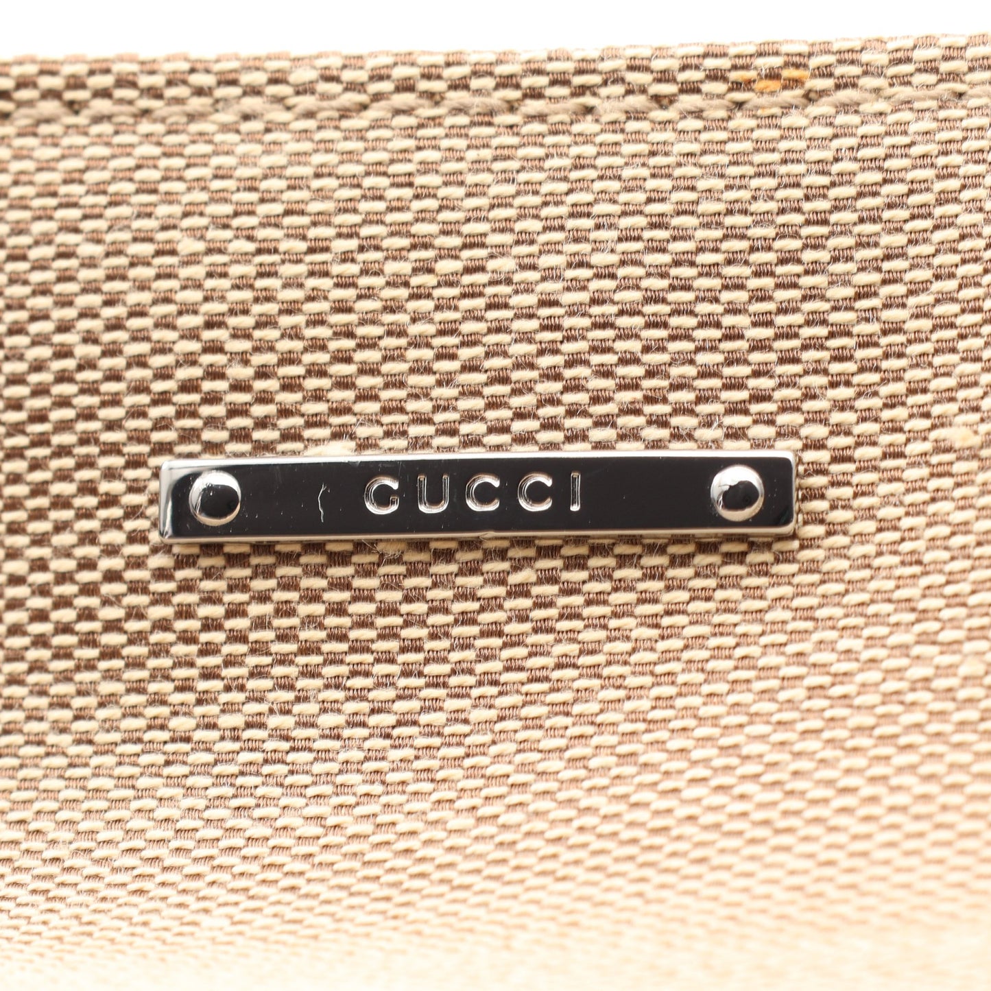 シェリーライン ハンドバッグ キャンバス レザー ベージュ マルチカラー グッチ バッグ GUCCI
