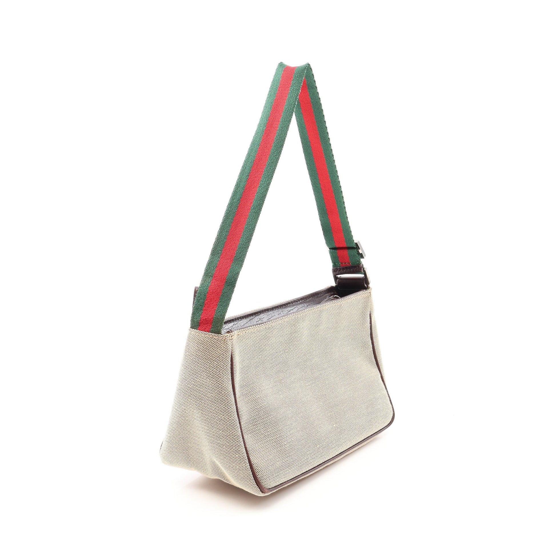 シェリーライン ハンドバッグ キャンバス レザー ベージュ マルチカラー グッチ バッグ GUCCI
