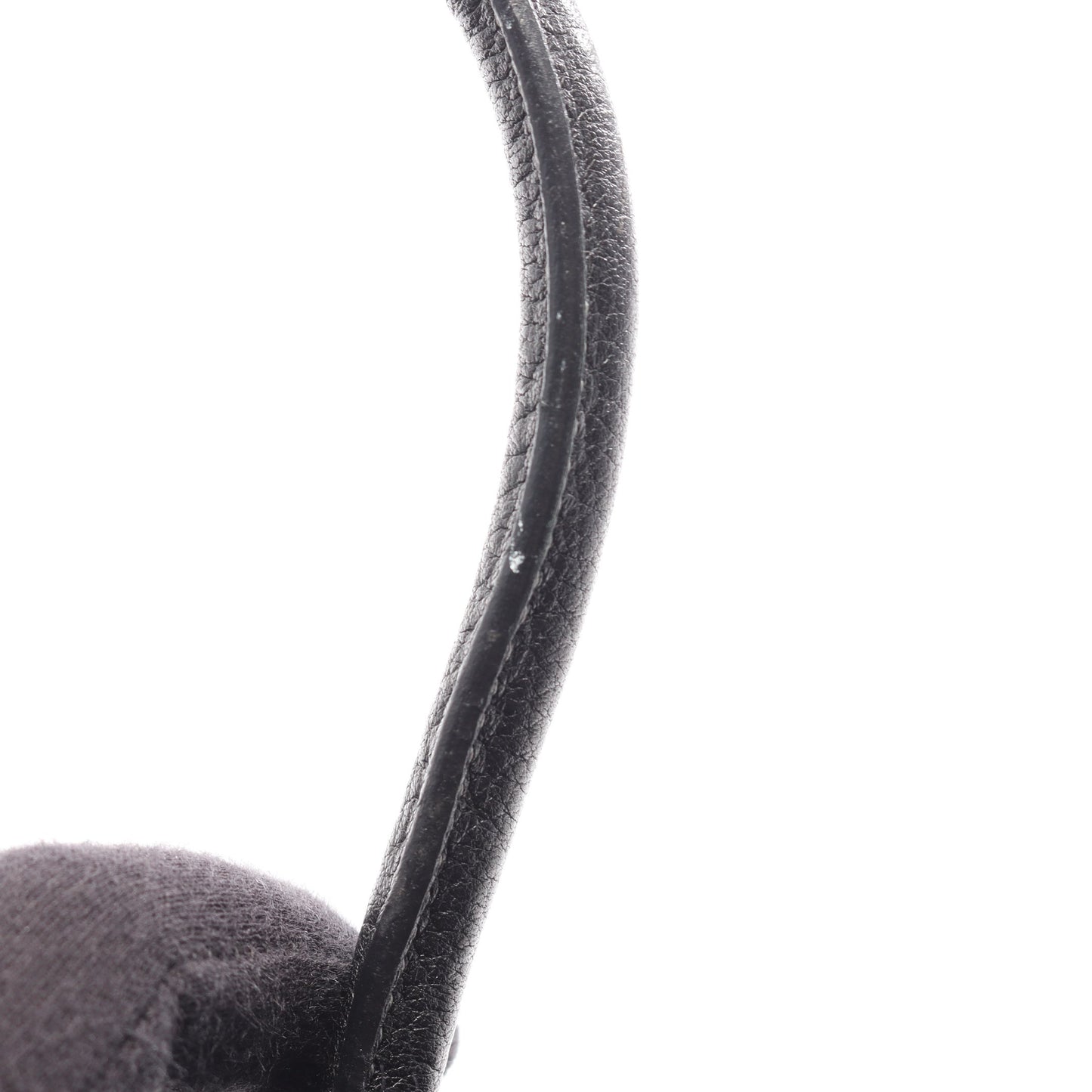 ガーデンパーティPM ハンドバッグ トートバッグ トワルオフィシエ レザー ブラック シルバー金具 □G刻印 エルメス