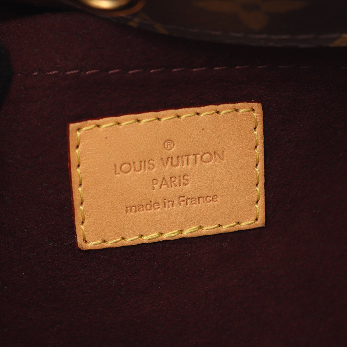 モンテーニュMM モノグラム 2WAY ハンドバッグ PVC レザー ブラウン ルイヴィトン バッグ LOUIS VUITTON