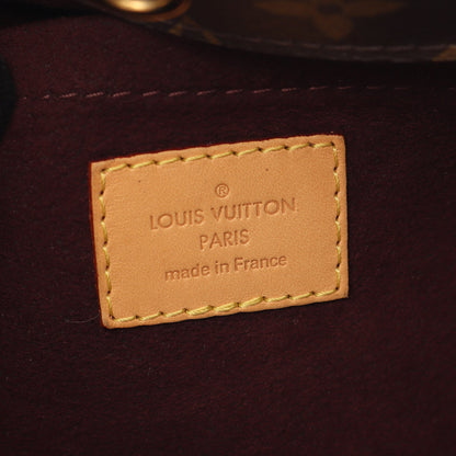 モンテーニュMM モノグラム 2WAY ハンドバッグ PVC レザー ブラウン ルイヴィトン バッグ LOUIS VUITTON
