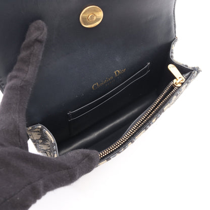 SADDLE サドル オブリーク ジャガード ボディバッグ ウエストバッグ キャンバス レザー ベージュ ネイビー クリスチャンディオール