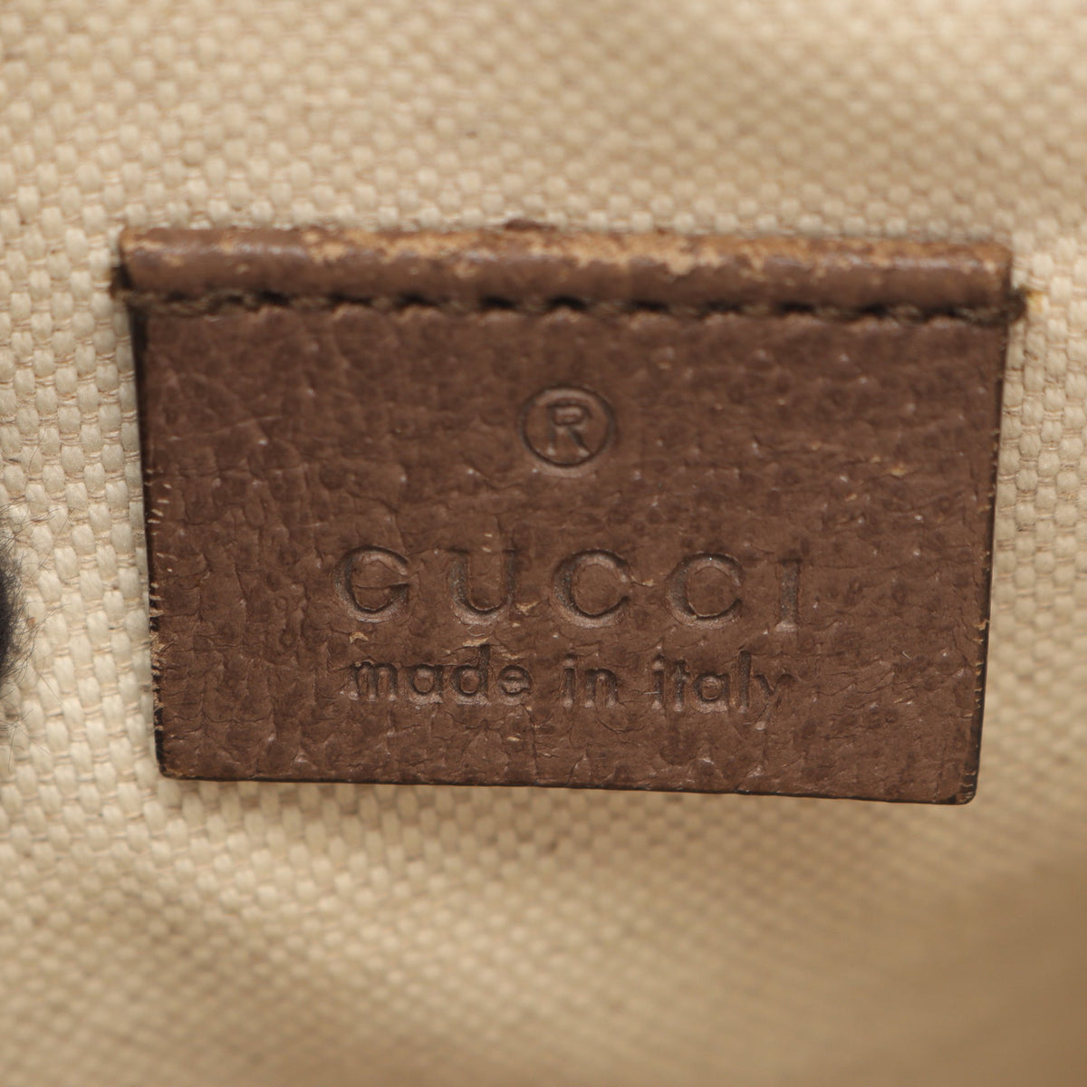オフィディア GGスプリーム ショルダーバッグ PVC レザー ベージュ ダークブラウン マルチカラー グッチ バッグ GUCCI