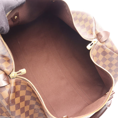 キーポル50 ダミエエベヌ ボストンバッグ PVC レザー ブラウン ルイヴィトン バッグ LOUIS VUITTON
