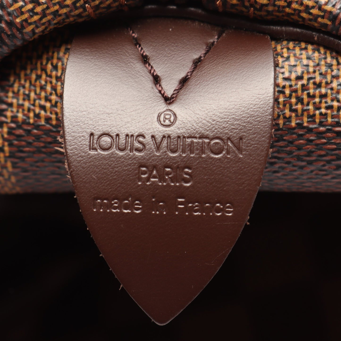 キーポル50 ダミエエベヌ ボストンバッグ PVC レザー ブラウン ルイヴィトン バッグ LOUIS VUITTON