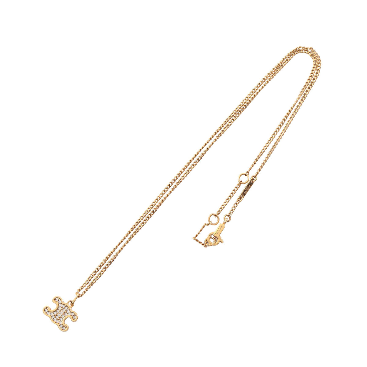 トリオンフ ネックレス GP ラインストーン ゴールド セリーヌ アクセサリー CELINE