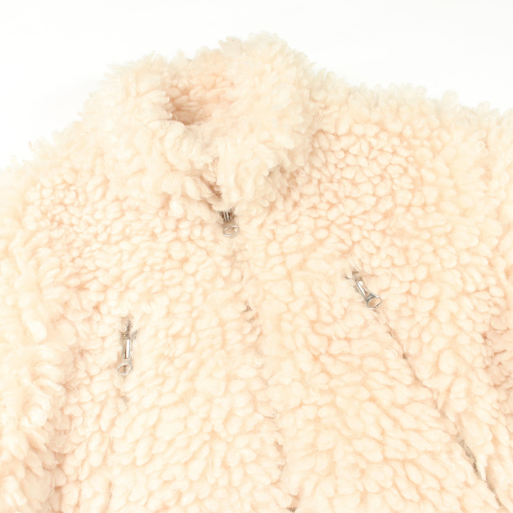 ボア ライダースジャケット アイボリー エムエムシックスメゾンマルジェラ アウター MM6 MAISON MARGIELA