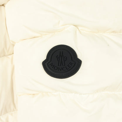 HERBE フード付き ダウンジャケット ナイロン ホワイト モンクレール アウター MONCLER
