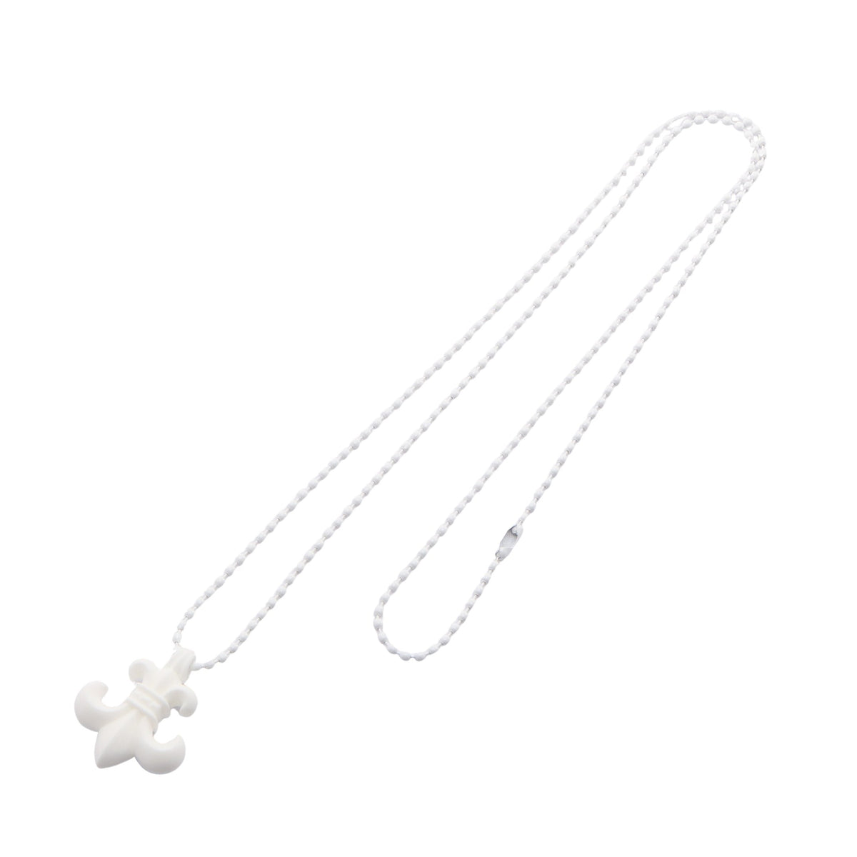 BS FLEUR SLCN ネックレス ラバー ホワイト クロムハーツ アクセサリー Chrome Hearts