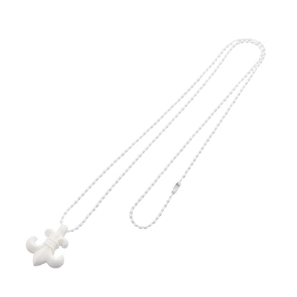 BS FLEUR SLCN ネックレス ラバー ホワイト クロムハーツ アクセサリー Chrome Hearts