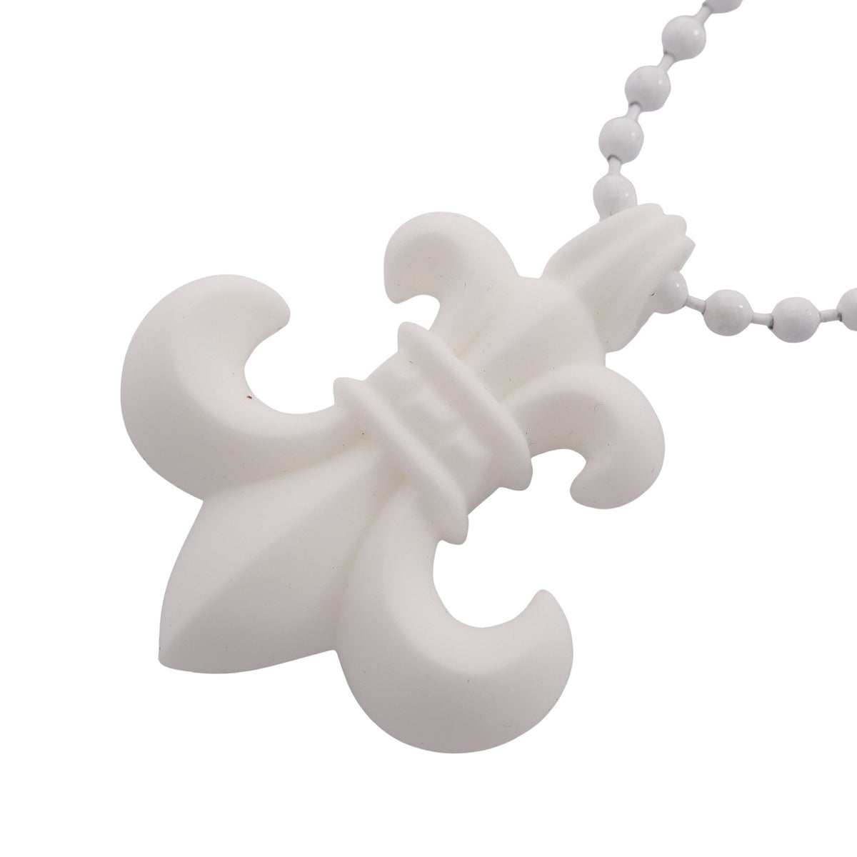 BS FLEUR SLCN ネックレス ラバー ホワイト クロムハーツ アクセサリー Chrome Hearts