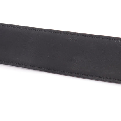 エトリエ リバーシブル ベルト トゴ ブラック ゴールド金具 X刻印 エルメス