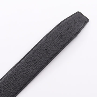 エトリエ リバーシブル ベルト トゴ ブラック ゴールド金具 X刻印 エルメス