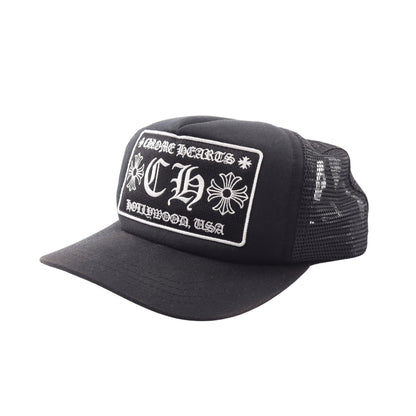 CH TRUCKER CAP CHプラス トラッカー キャップ コットン ブラック クロムハーツ 財布・小物 Chrome Hearts