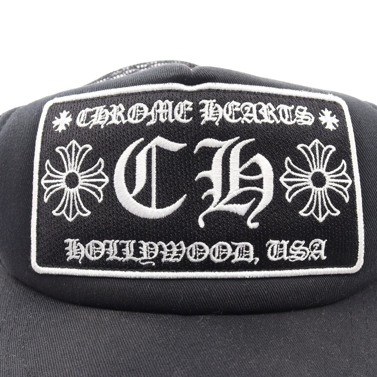 CH TRUCKER CAP CHプラス トラッカー キャップ コットン ブラック クロムハーツ 財布・小物 Chrome Hearts