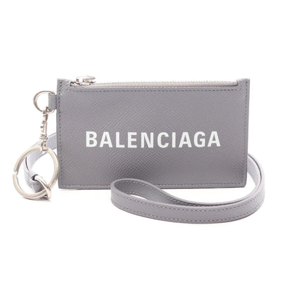 CASH キャッシュ カードケース コインケース レザー グレー バレンシアガ 財布・小物 BALENCIAGA