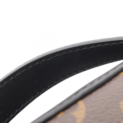 サントンジュ モノグラム ノワール 2WAY ショルダーバッグ PVC レザー ブラウン ブラック ルイヴィトン