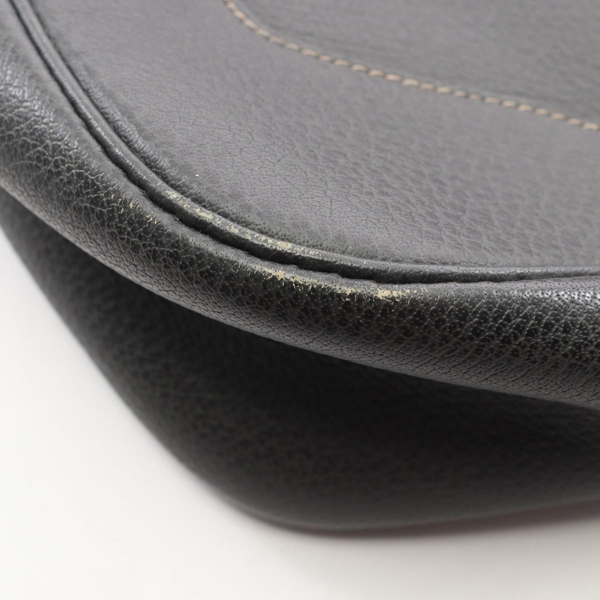 トリム31 グラファイト ショルダーバッグ ブッフル グレー シルバー金具 □C刻印 エルメス