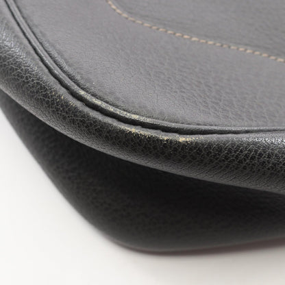 トリム31 グラファイト ショルダーバッグ ブッフル グレー シルバー金具 □C刻印 エルメス