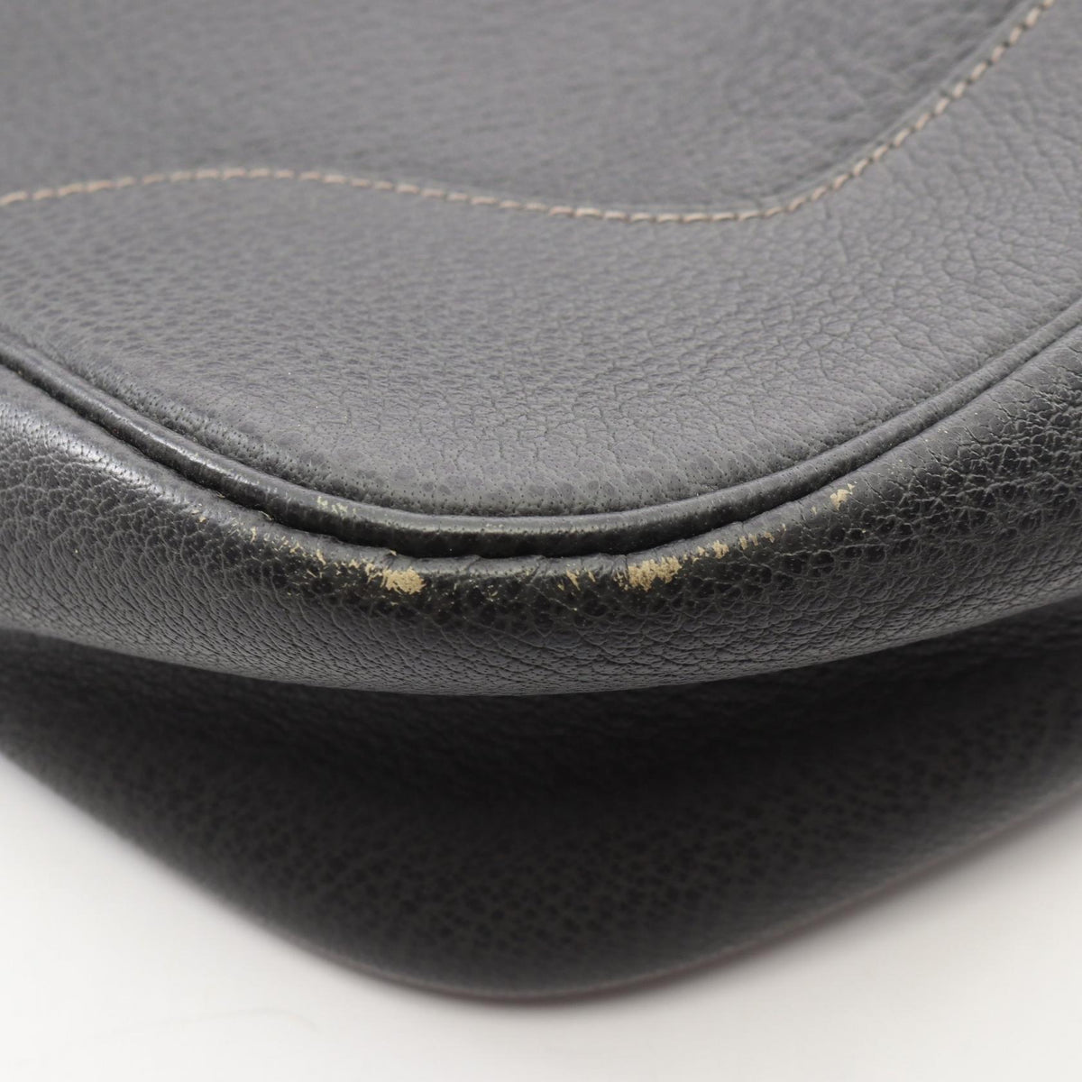トリム31 グラファイト ショルダーバッグ ブッフル グレー シルバー金具 □C刻印 エルメス