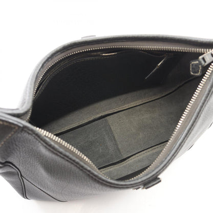トリム31 グラファイト ショルダーバッグ ブッフル グレー シルバー金具 □C刻印 エルメス