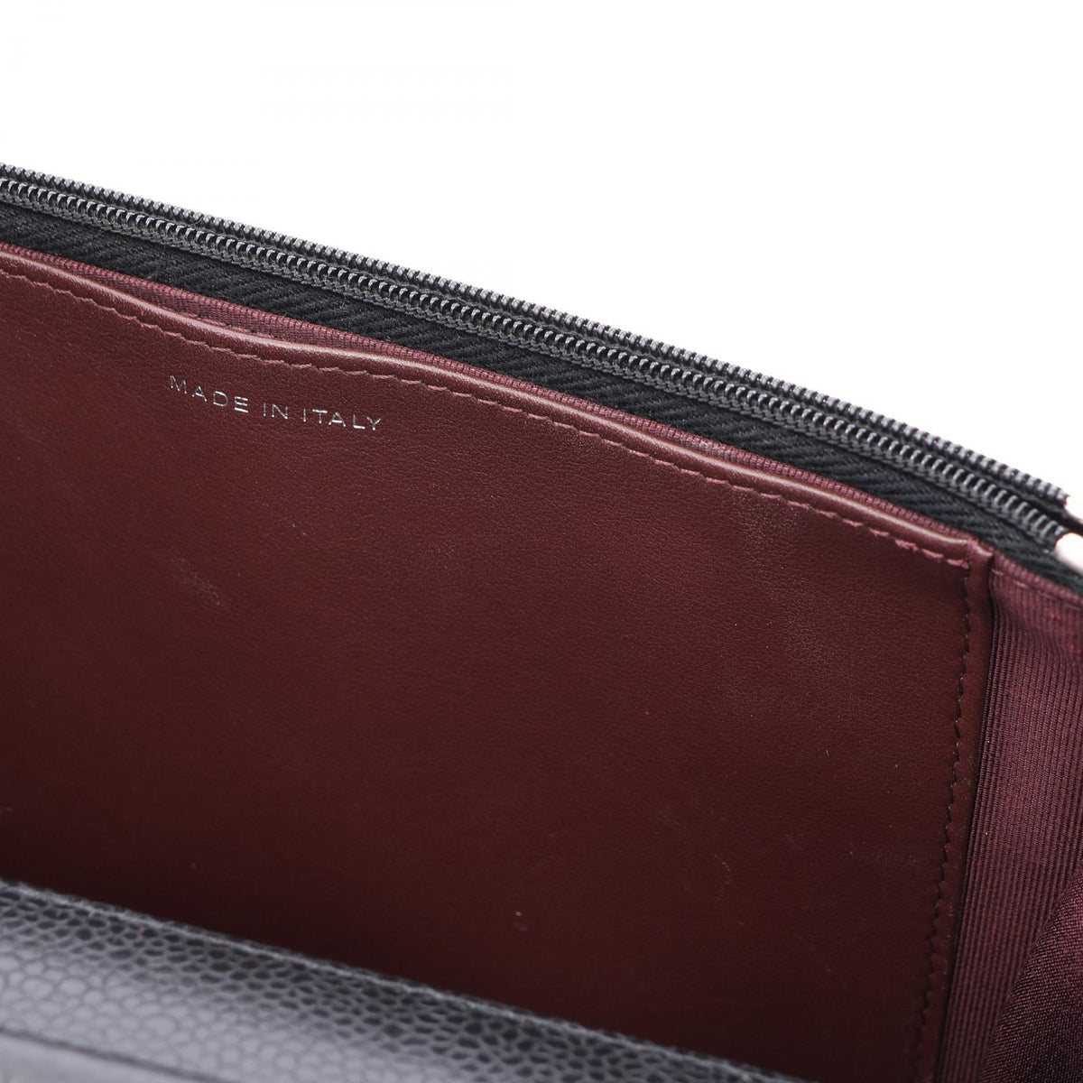 マトラッセ チェーンウォレット キャビアスキン ブラック シルバー金具 シャネル