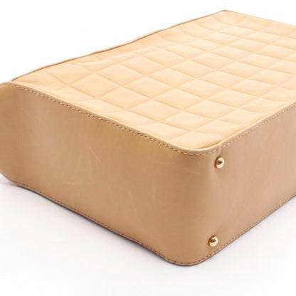 チョコバー ココマーク ショルダーバッグ レザー イエローブラウン ゴールド金具 シャネル