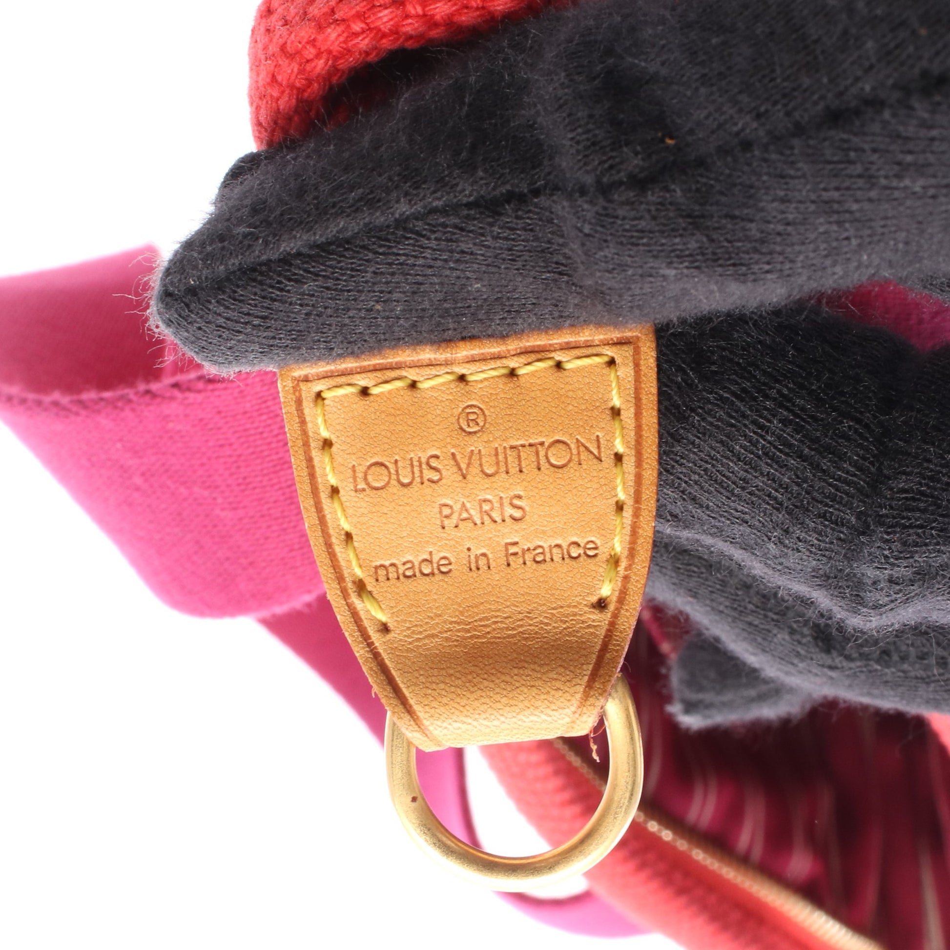 カバPM アンティグア ハンドバッグ トートバッグ キャンバス レザー レッド パープル ルイヴィトン バッグ LOUIS VUITTON