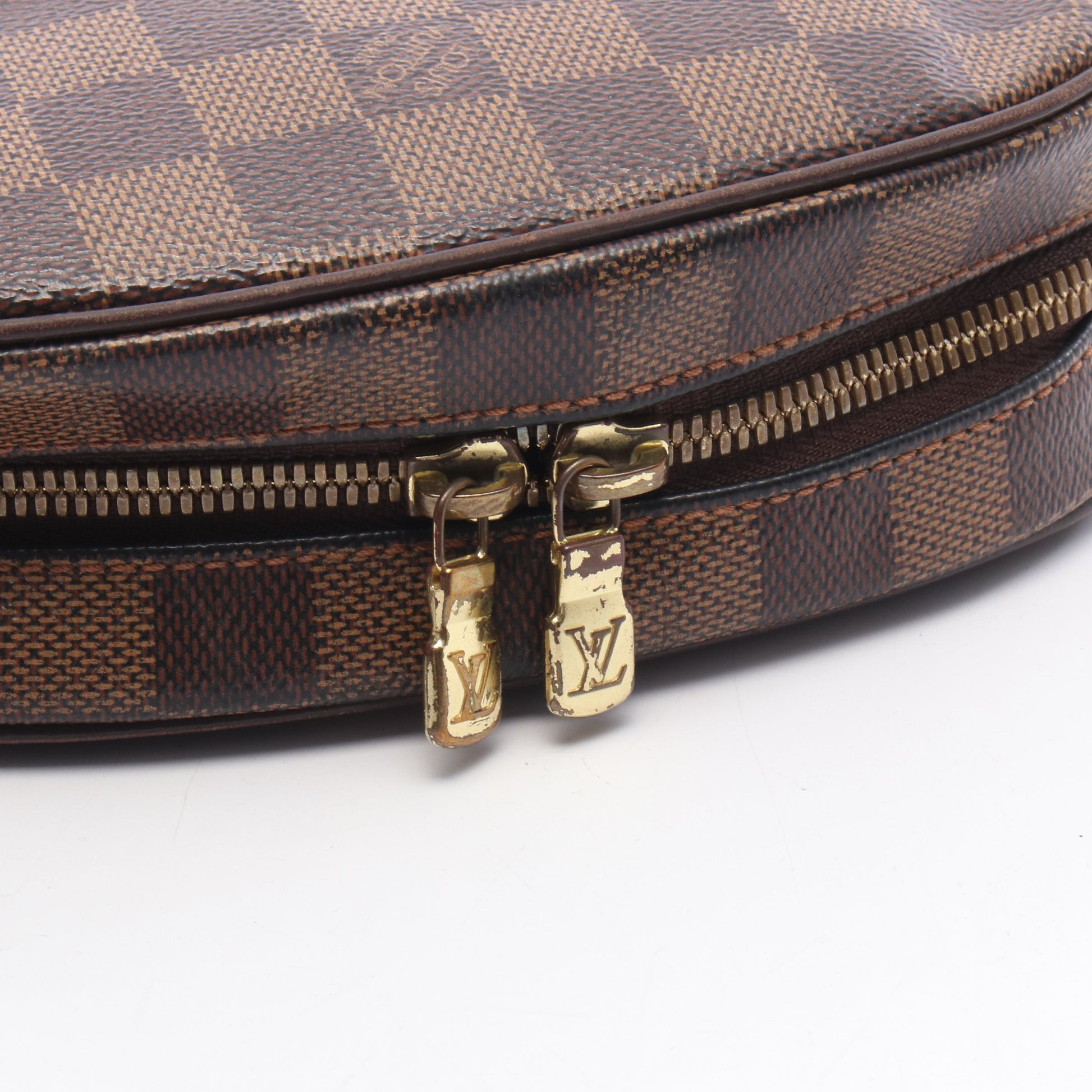 イパネマPM ダミエエベヌ ショルダーバッグ PVC レザー ブラウン ルイヴィトン バッグ LOUIS VUITTON