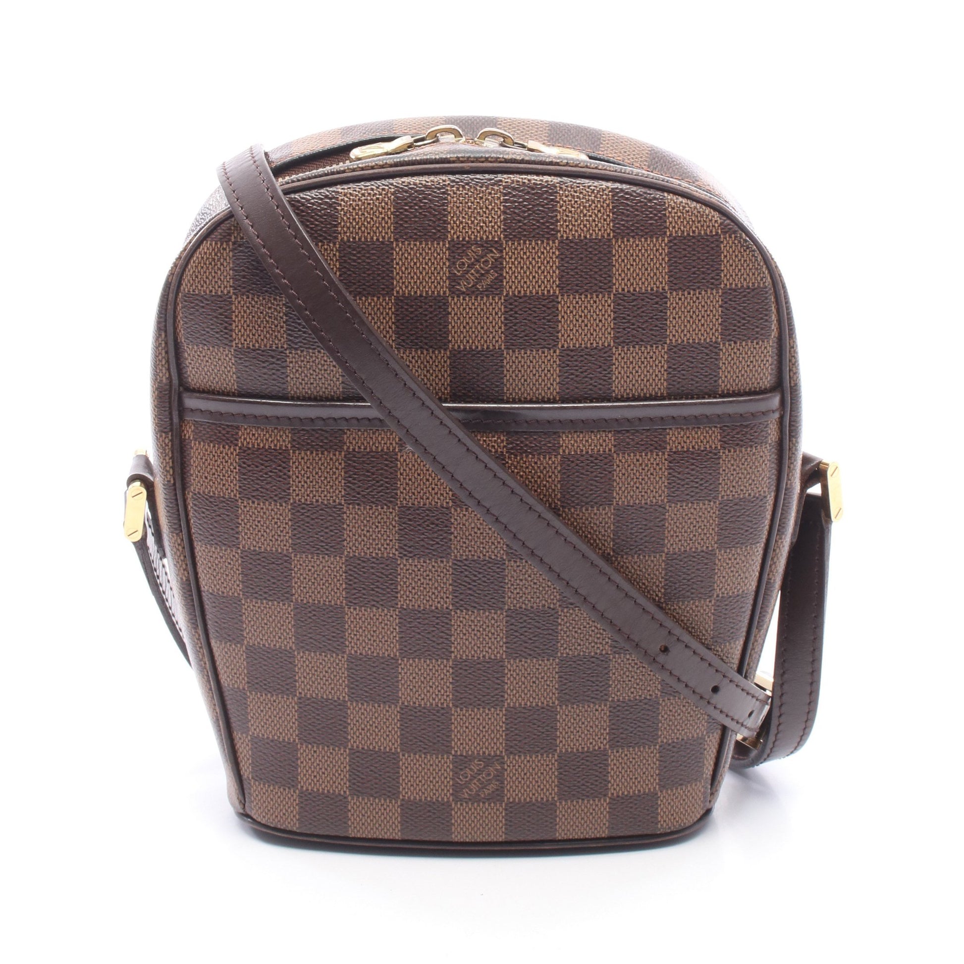 イパネマPM ダミエエベヌ ショルダーバッグ PVC レザー ブラウン ルイヴィトン バッグ LOUIS VUITTON