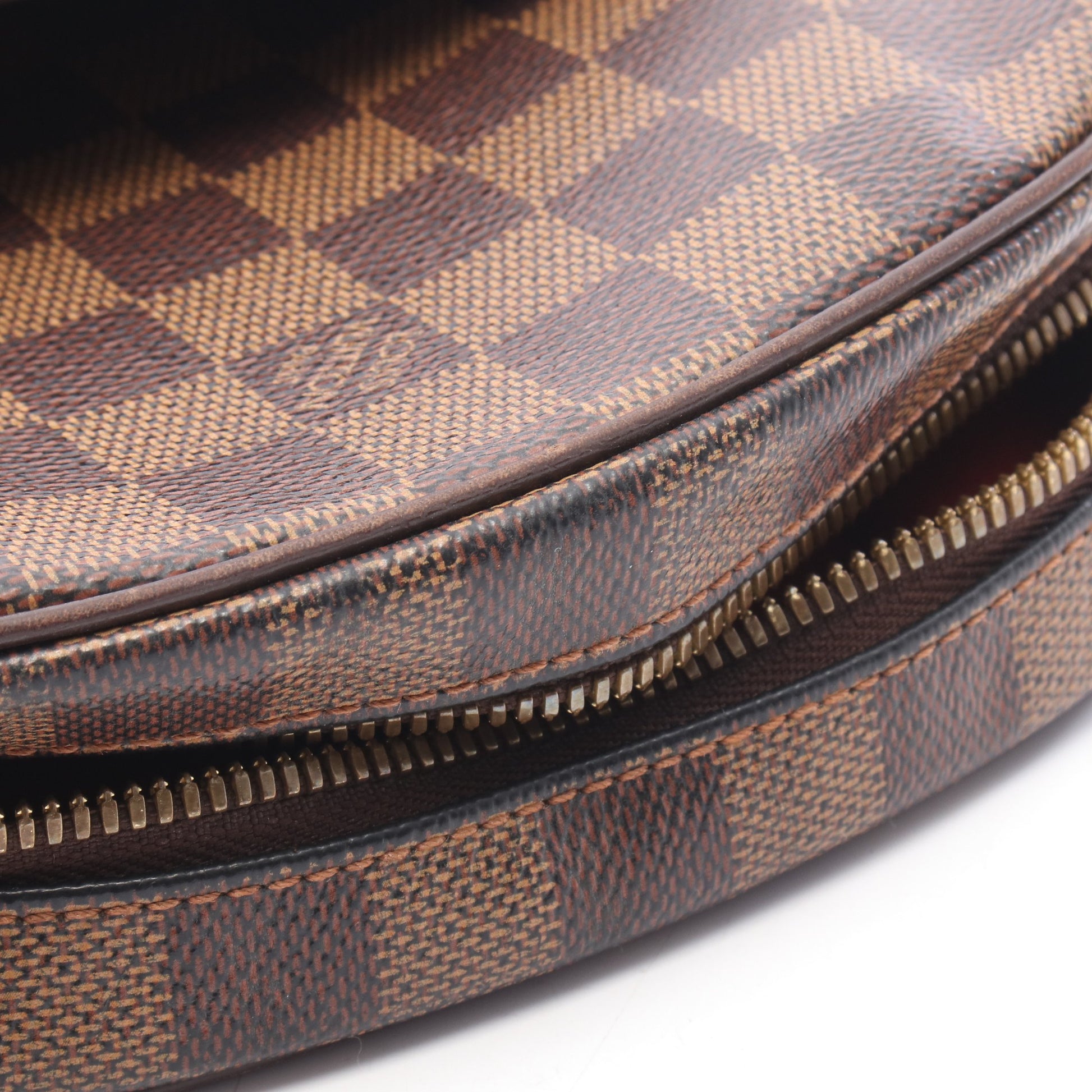 イパネマPM ダミエエベヌ ショルダーバッグ PVC レザー ブラウン ルイヴィトン バッグ LOUIS VUITTON