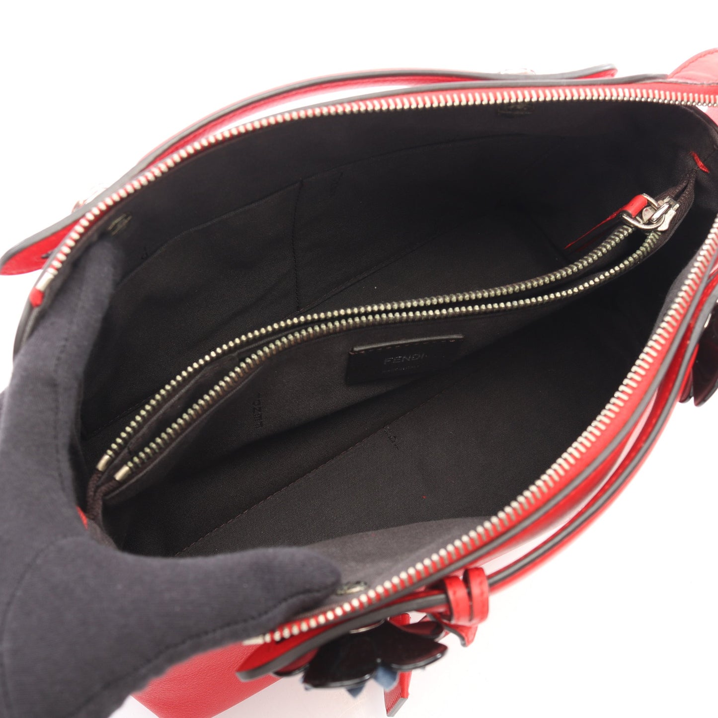 BY THE WAY MEDIUM バイザウェイ ミディアム 2WAY ハンドバッグ レザー レッド フェンディ