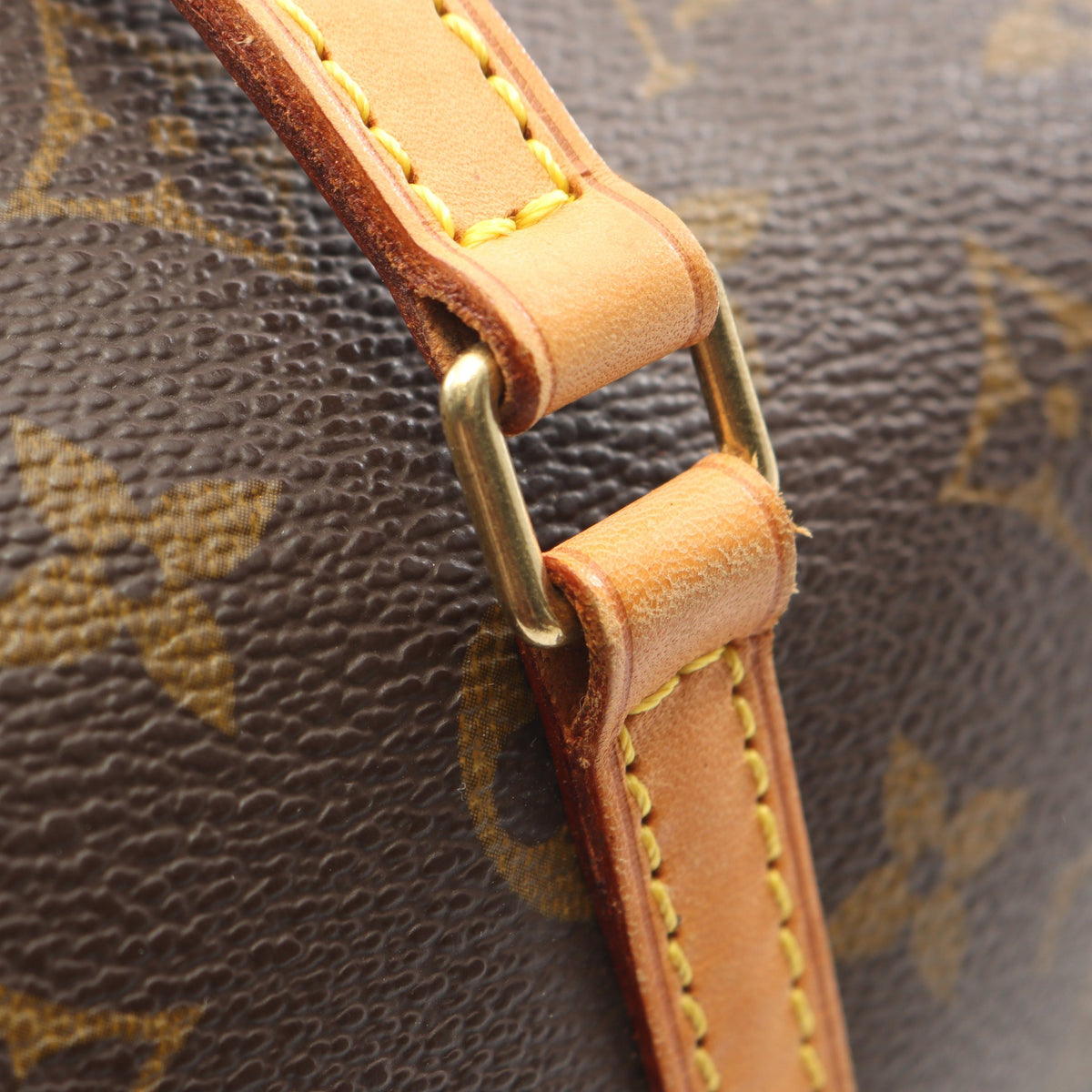 パピヨン30 モノグラム ハンドバッグ PVC レザー ブラウン ルイヴィトン バッグ LOUIS VUITTON