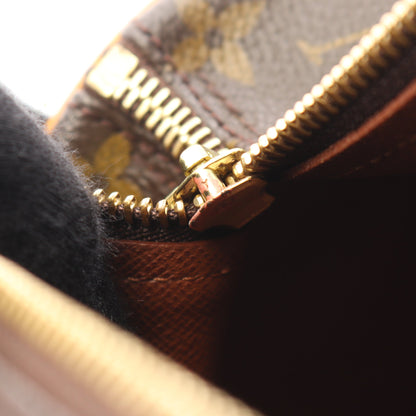 パピヨン30 モノグラム ハンドバッグ PVC レザー ブラウン ルイヴィトン バッグ LOUIS VUITTON