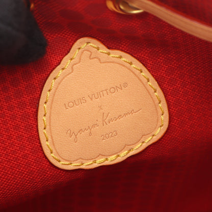 LV × YK ナノ ノエ モノグラムペインティッドドット 草間彌生 2WAY ハンドバッグ PVC レザー ブラウン マルチカラー ルイヴィトン