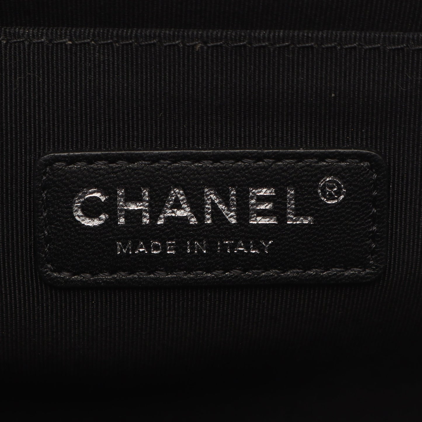 ボーイシャネル チェーンショルダーバッグ ラムスキン ブラック シルバー金具 シャネル